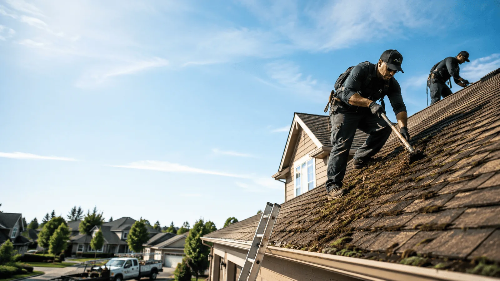 Roof Moss Removal in Bennington, OK near me